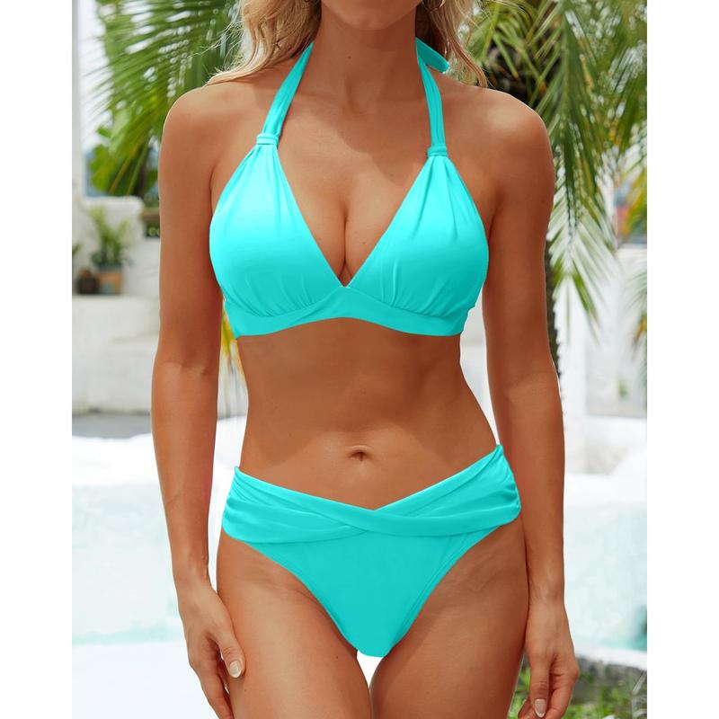 Vivienne™ | 2025 Flattering push up bikini set